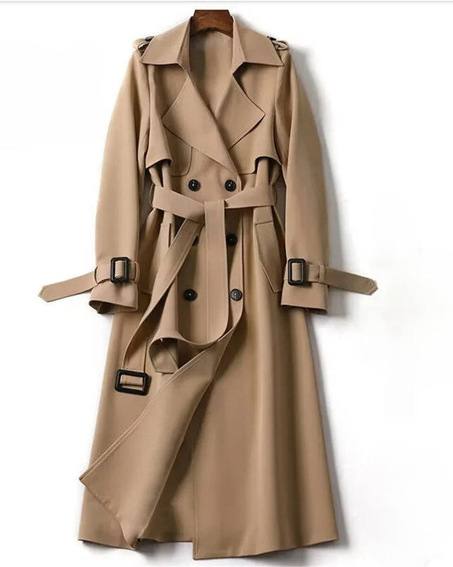 Paiglen | Double Breasted Trench Coat – Belted Long Coats