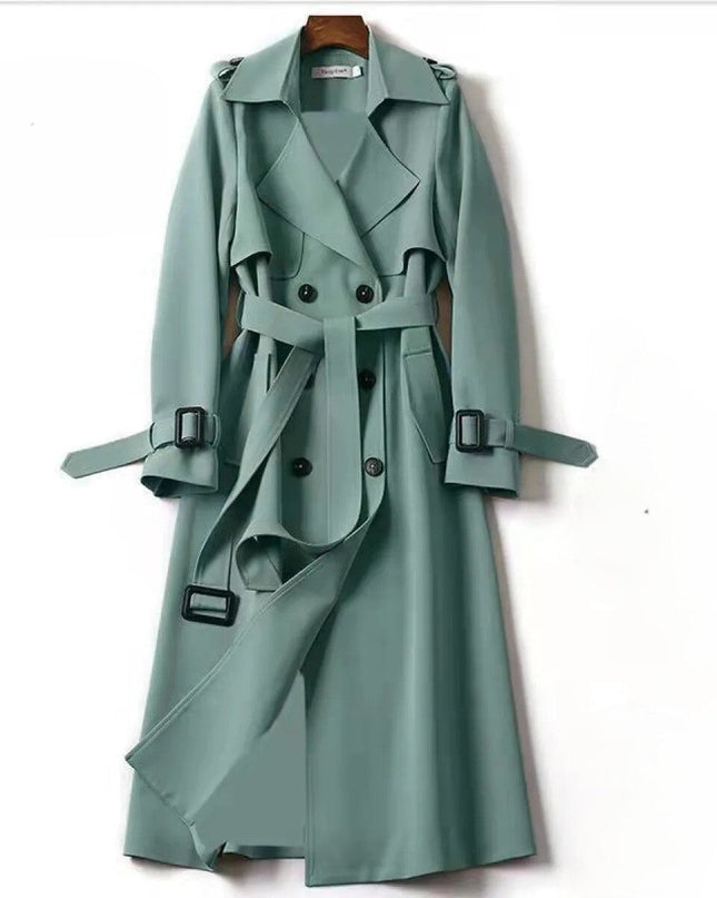 Paiglen | Double Breasted Trench Coat – Belted Long Coats