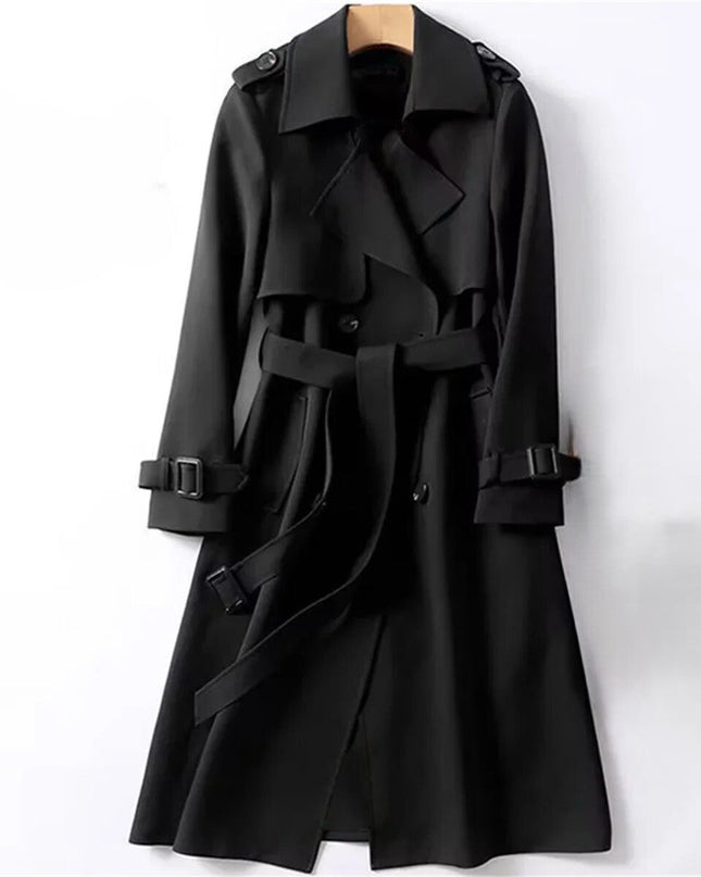 Paiglen | Double Breasted Trench Coat – Belted Long Coats