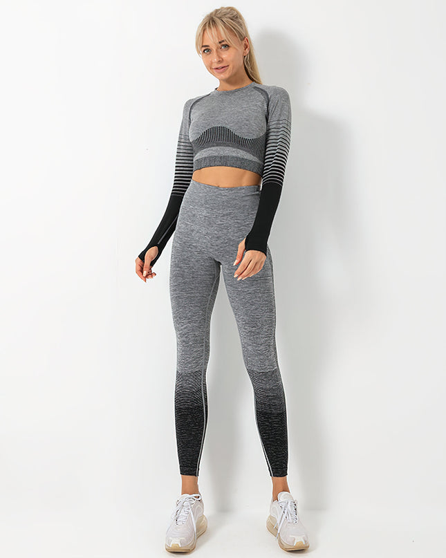 Santara | Women’s Seamless Leggings – Balanced Motion Design - Black