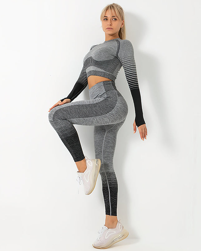 Santara | Women’s Seamless Leggings – Balanced Motion Design - Black