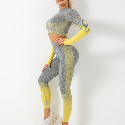 Santara | Women’s Seamless Leggings – Balanced Motion Design - Gold