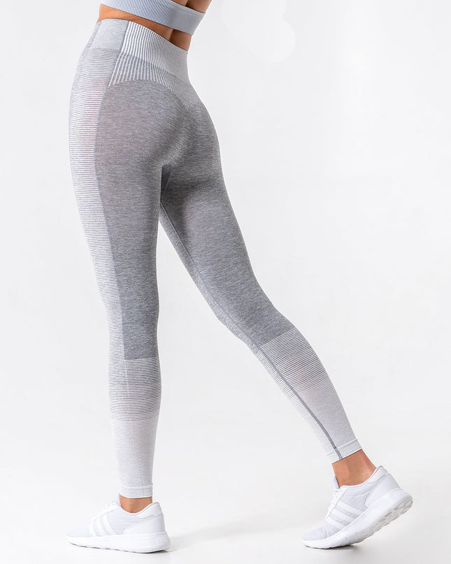 Santara | Women’s Seamless Leggings – Balanced Motion Design - White