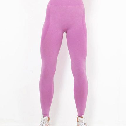 Serelise | Women’s Seamless Leggings – Graceful Stretch Silhouette - Pink