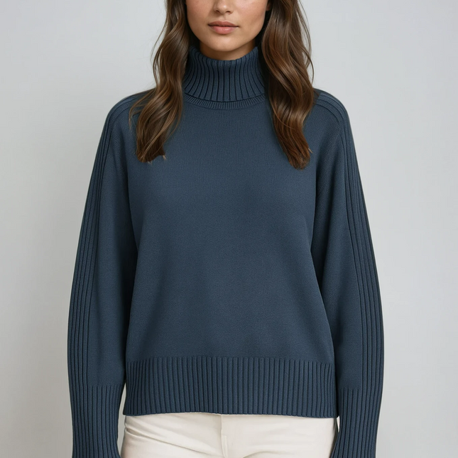 Solace | High Neck Knit Sweater – Roll Neck Knitwear