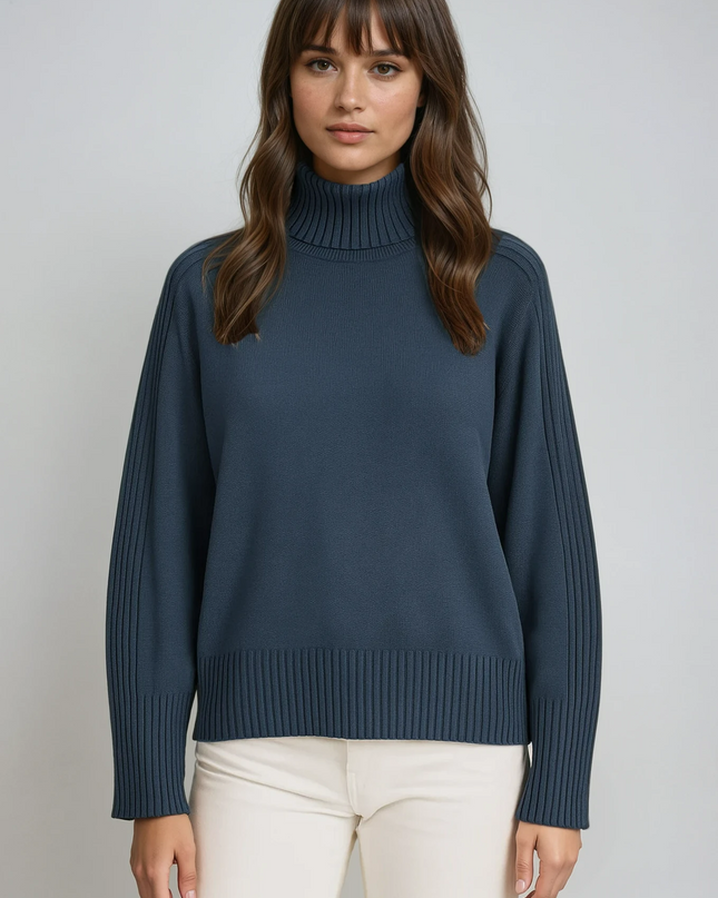 Solace | High Neck Knit Sweater – Roll Neck Knitwear