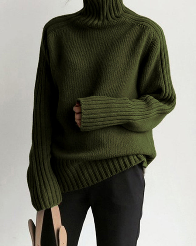 Solace | High Neck Knit Sweater – Roll Neck Knitwear