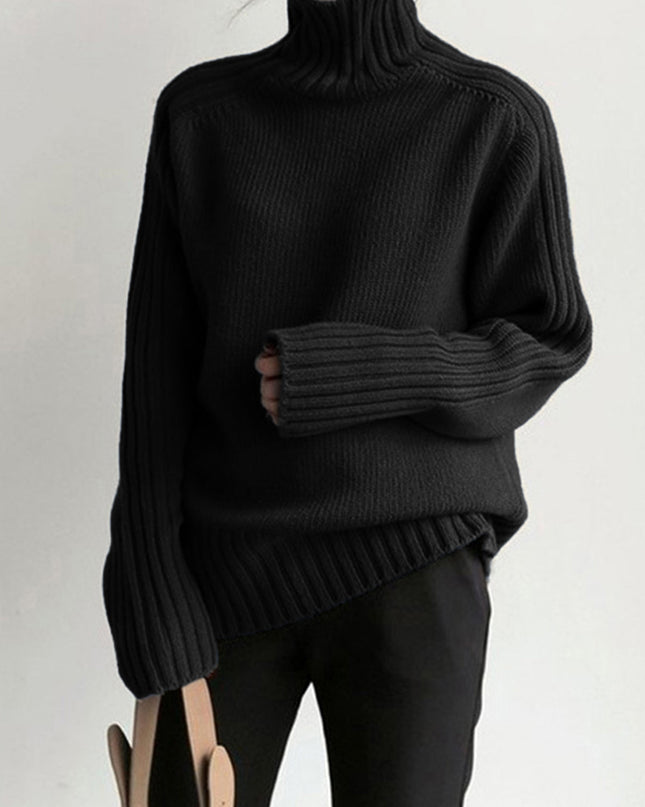 Solace | High Neck Knit Sweater – Roll Neck Knitwear