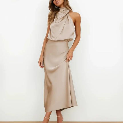 Solenia | Sophisticated Midi Dress – Elegant Dress
