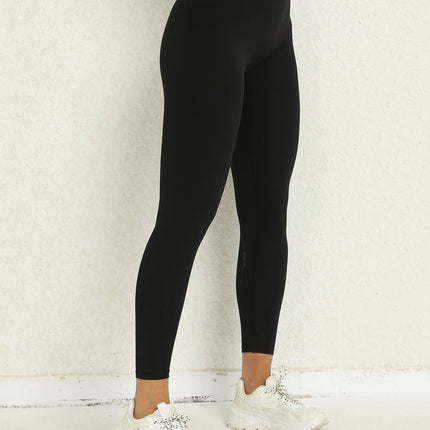 Solvia | Women’s Scrunch Leggings – Seamless Sculpt Fit - Black