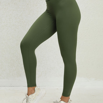 Solvia | Women’s Scrunch Leggings – Seamless Sculpt Fit - Green