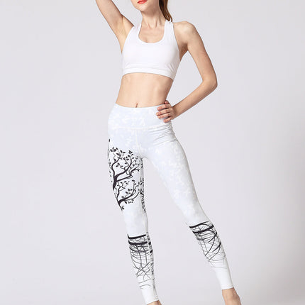 Sylva | Tree Silhouette Leggings – Nature-Inspired Fitness Wear