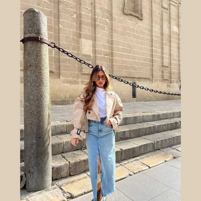 Tessie | Short Trench Coat – Trench Coat