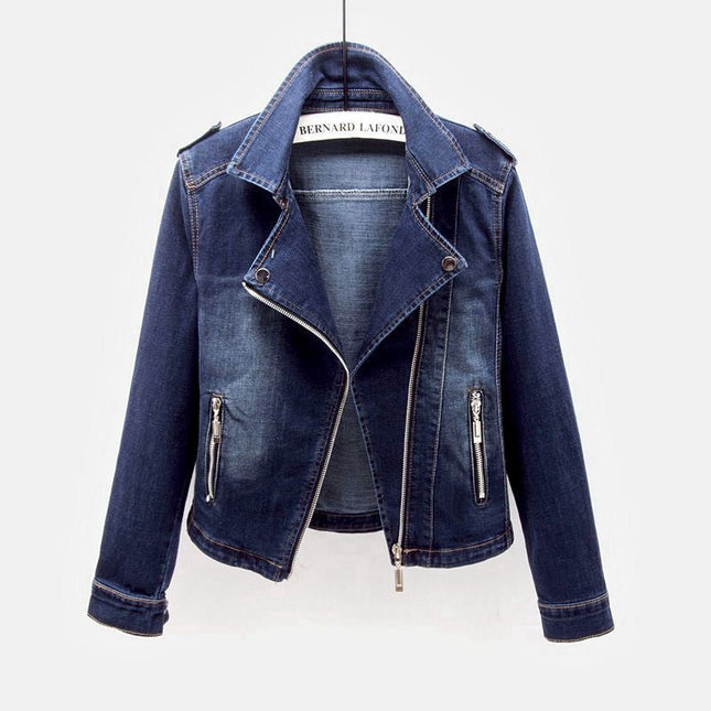 Vesta | Classic Denim Jacket – Cropped Jacket with Zippers