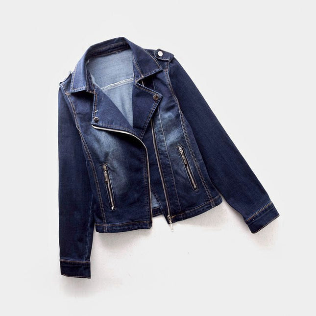 Vesta | Classic Denim Jacket – Cropped Jacket with Zippers