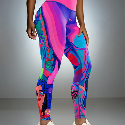 Vibra | Women’s PowerFit Leggings – Playful & Flexible Style