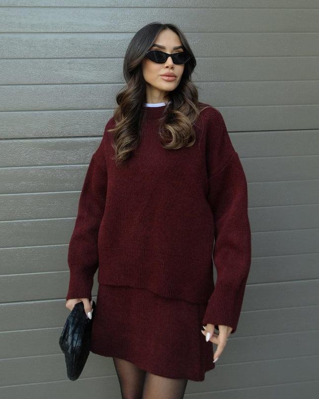 Violet | Knitted Two-Piece Set – Knitwear