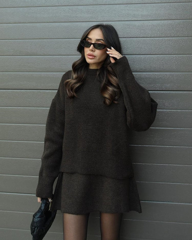 Violet | Knitted Two-Piece Set – Knitwear