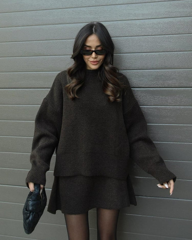 Violet | Knitted Two-Piece Set – Knitwear