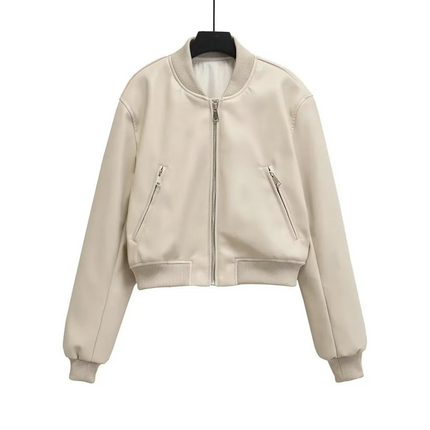 Willowyn | Zipper Bomber Jacket – Cropped Jacket