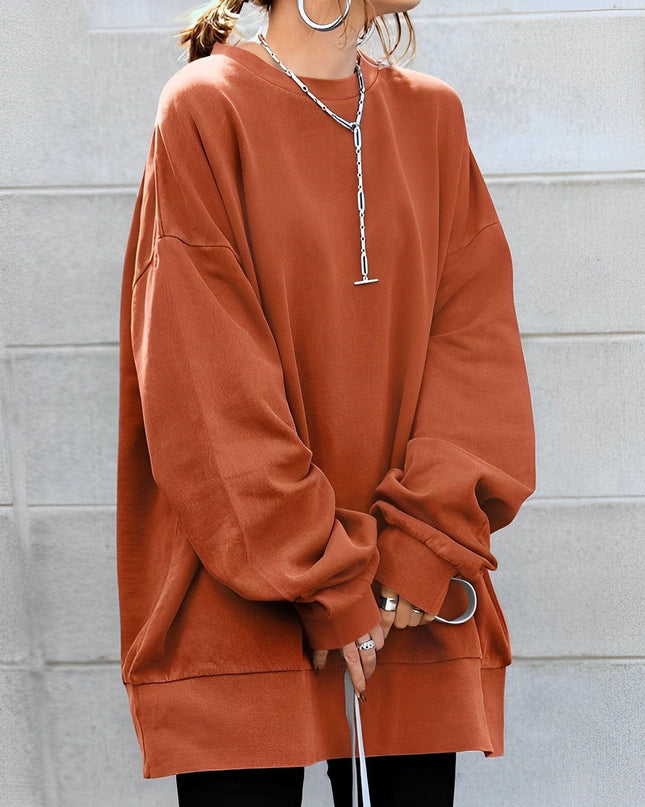 Zarabelle | Oversized Sweater – Crew neck Sweatshirts
