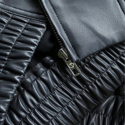 Zeptera | Faux Jacket – Cropped Jacket with Zipper