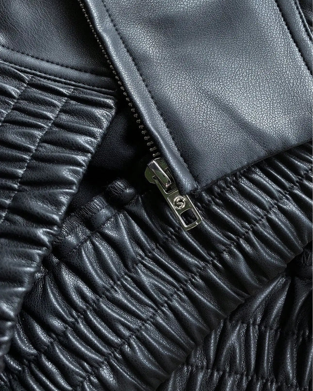 Zeptera | Faux Jacket – Cropped Jacket with Zipper