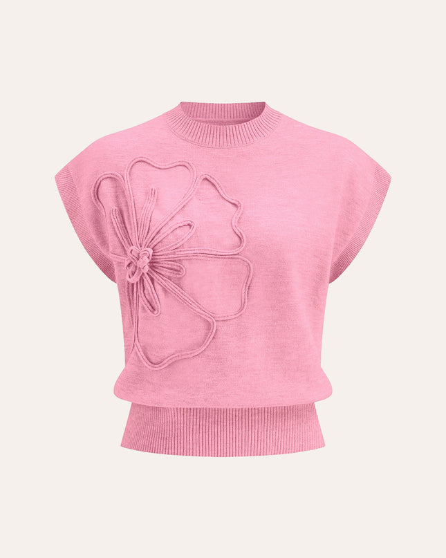 Aimee | Cap Sleeve Knit Sweater Vest