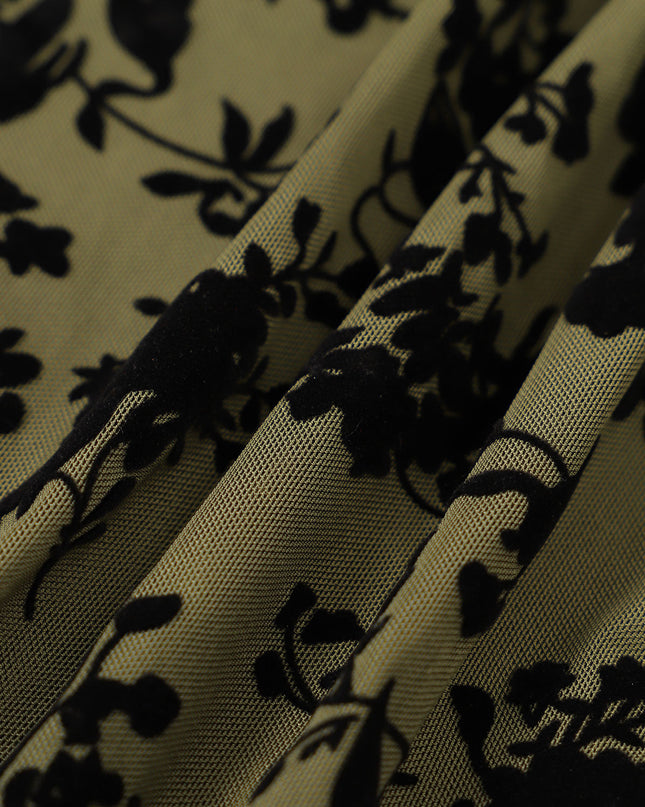 Anastasia | A-Line Fit Floral Burnout Summer Dress