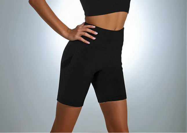 Apex | Seamless Shorts for Women – Sleek Support - Classic Black