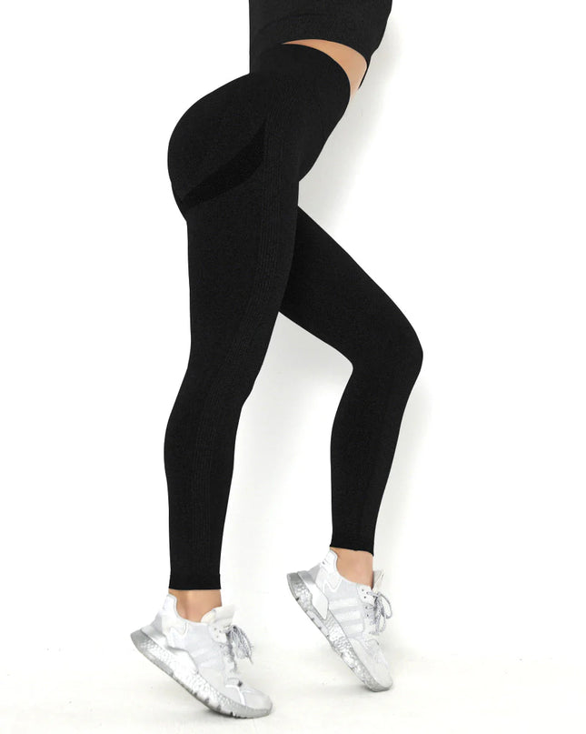 Apex | Seamless Leggings – Classic Power with Sculpting Confidence - Black