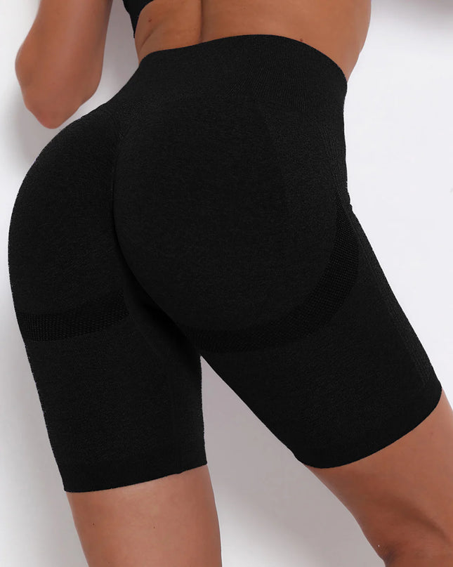 Apex | Seamless Shorts for Women – Sleek Support - Classic Black