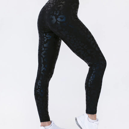 Lume | Leggings for Women with Metallic Leopard Print