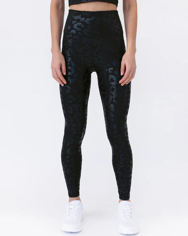 Lume | Leggings for Women with Metallic Leopard Print