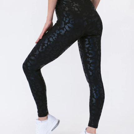 Lume | Leggings for Women with Metallic Leopard Print