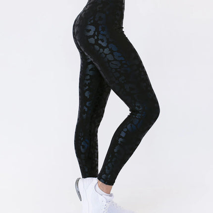 Lume | Leggings for Women with Metallic Leopard Print