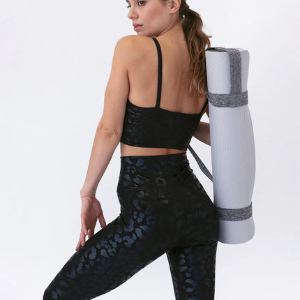 Lume | Leggings for Women with Metallic Leopard Print