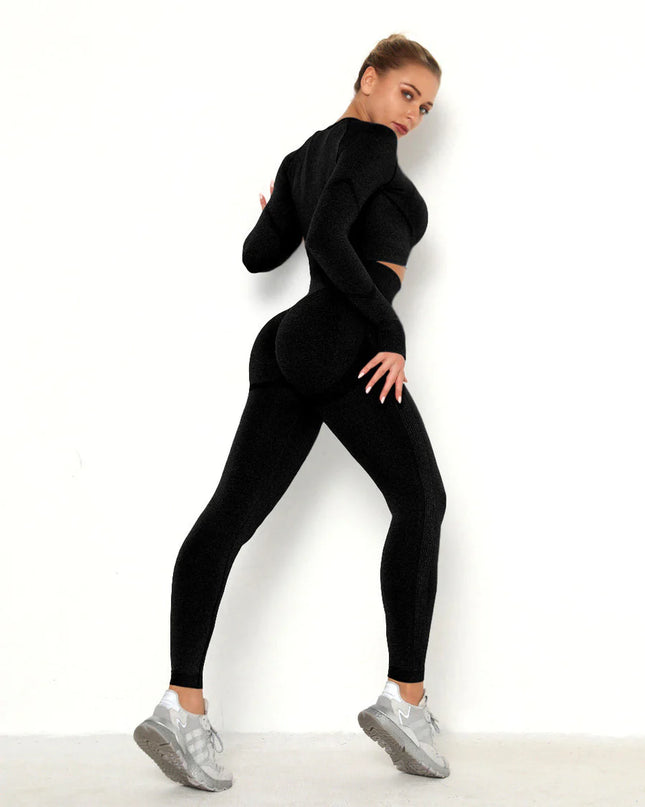 Apex | Seamless Leggings – Classic Power with Sculpting Confidence - Black