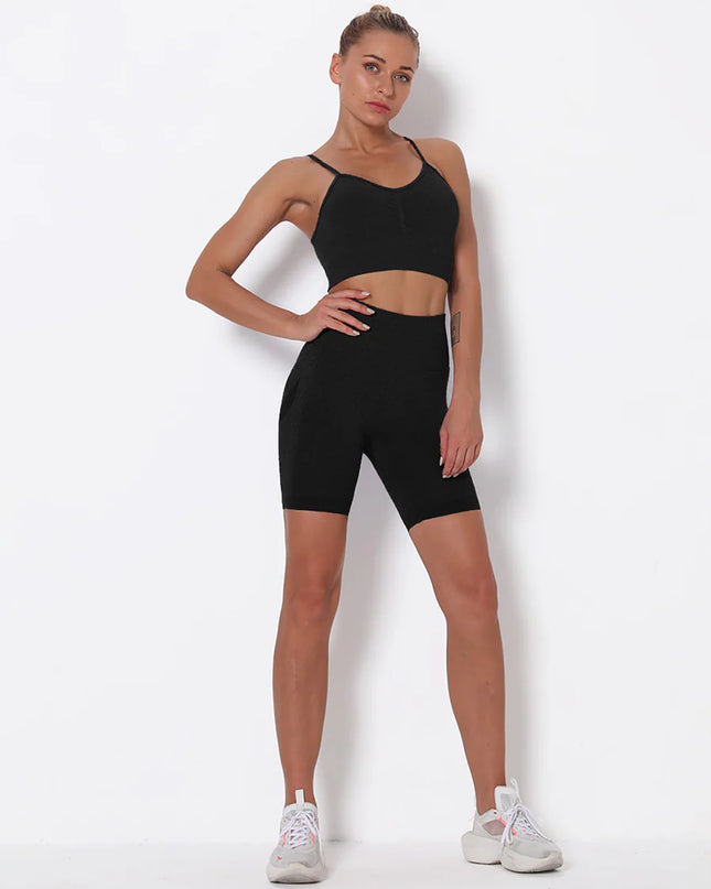 Apex | Seamless Shorts for Women – Sleek Support - Classic Black