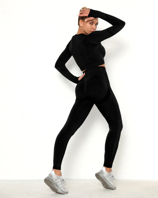 Apex | Seamless Leggings – Classic Power with Sculpting Confidence - Black