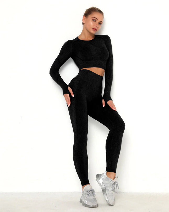 Apex | Seamless Leggings – Classic Power with Sculpting Confidence - Black