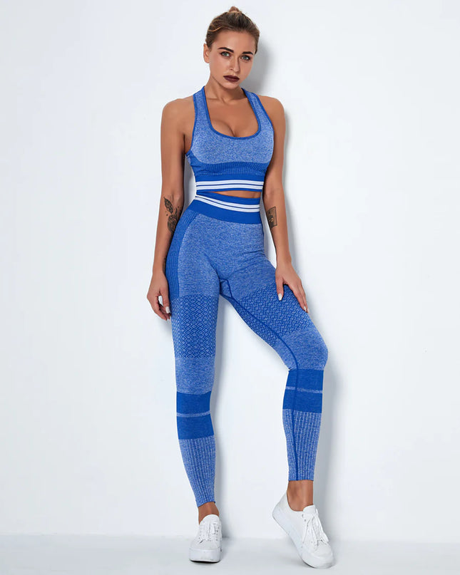 Horizon | Active Leggings for Women – Seamless Comfort - Blue Azure