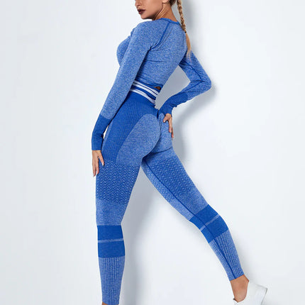 Horizon | Active Leggings for Women – Seamless Comfort - Blue Azure