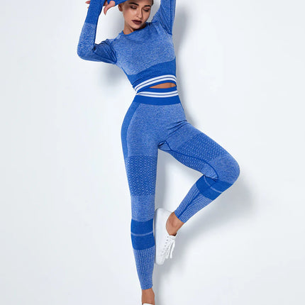 Horizon | Active Leggings for Women – Seamless Comfort - Blue Azure