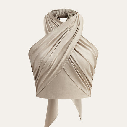 Briar | Crisscross Halter Holiday Clothes Tank Top