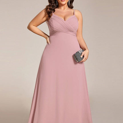 Brinley | Draped Back Sweetheart Floor-Length Bridesmaid Dress