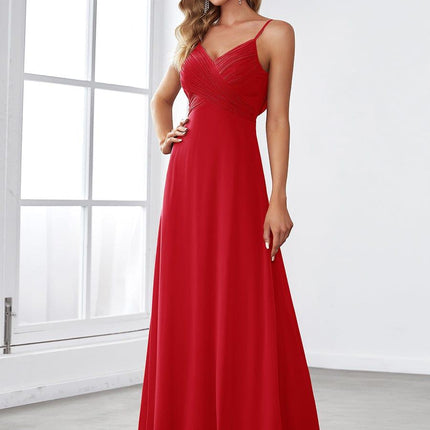 Brinley | Draped Back Sweetheart Floor-Length Bridesmaid Dress