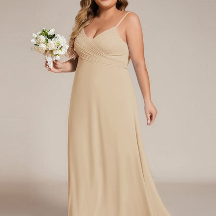 Brinley | Draped Back Sweetheart Floor-Length Bridesmaid Dress