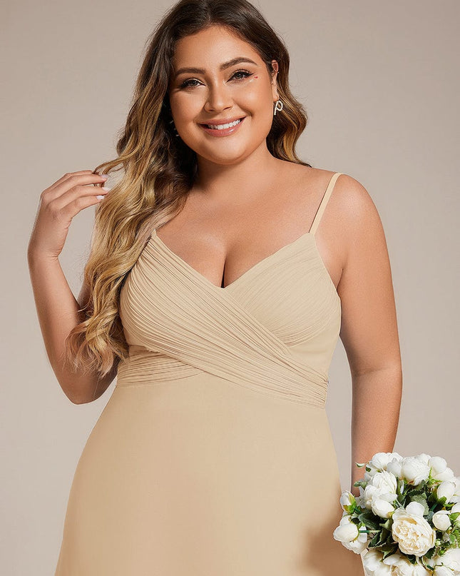 Brinley | Draped Back Sweetheart Floor-Length Bridesmaid Dress