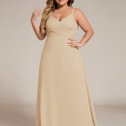 Brinley | Draped Back Sweetheart Floor-Length Bridesmaid Dress